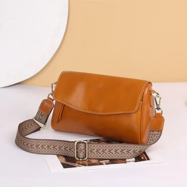 Women's Genuine Leather Shoulder & Crossbody Bag Minimalist Design for Office, Dinner & Weekend Outings Durable Everyday Handbag