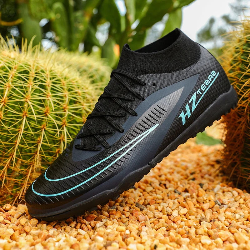 New Men Soccer Shoes Sport Boys Breathable Cleats Adult Outdoor Football Boots Training Long Spikes Non Slip Match Comfortable