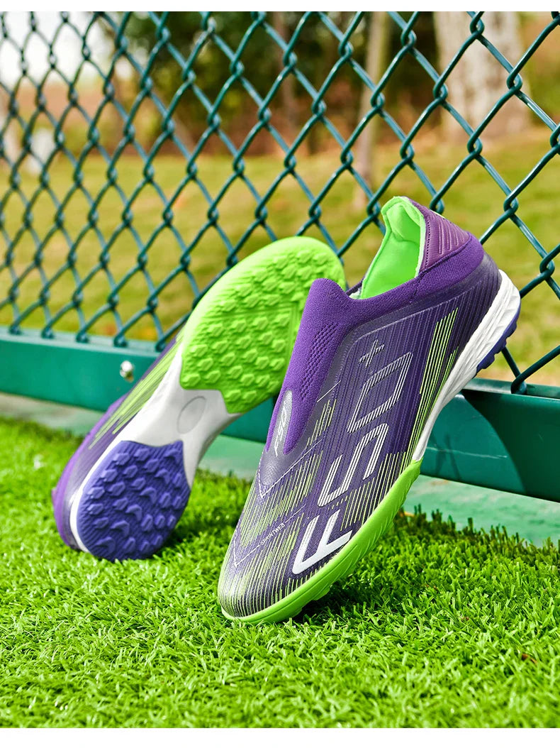 New Men Soccer Shoes High-quality Cleats Football Boots Sneakers Hot-selling Indoor Futsal Non-Slip Match Grass High-top Outdoor