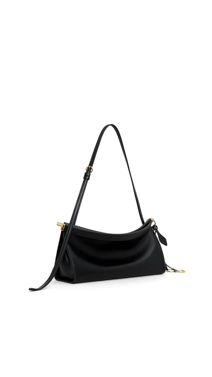 Luxury Serpentine Shoulder Bag Snake Pattern Underarm Bags for Women Designer Handbag Half Moon Crescent Bag NEW Clip Bags Purse