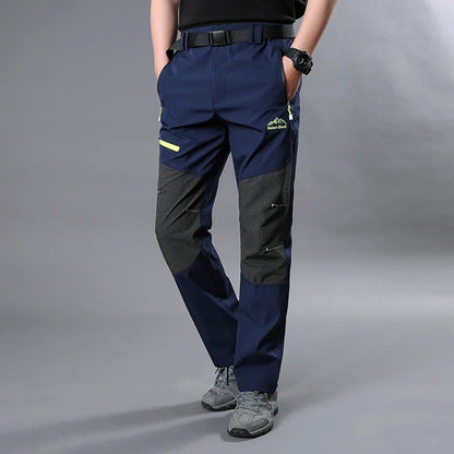 Free Belt Outdoor Cargo Pants Men Hiking Camping Quick Dry Pant Waterproof Elastic Spring Summer Climbing Trekking Trousers