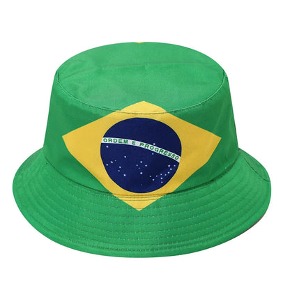 2026 Countries National Flag Bucket Hat Men Women Football Fan Party Football Cup Reversible Sun Hat Soccer Fans Fisherman Hat