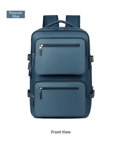 Large Travel Backpack for Women Men Cabin Bag Multifunctional Airplane Waterproof Backpack with USB Charging Anti-Theft Backpack
