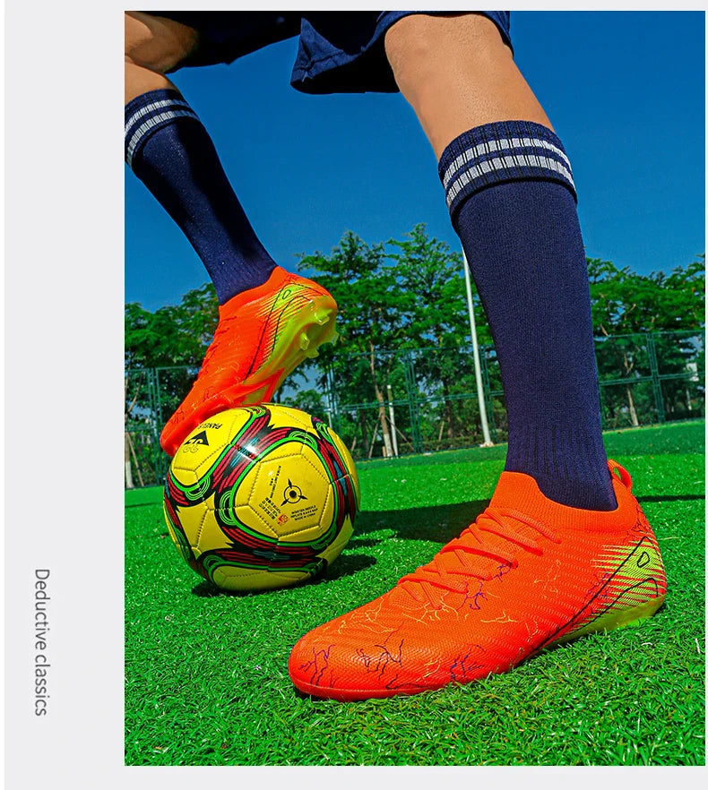 New Men's Football Boots Non-Slip Soccer Shoes Cleats Training FG Top Quality Sneakers Wholesale Drop Shipping Unisex Adult