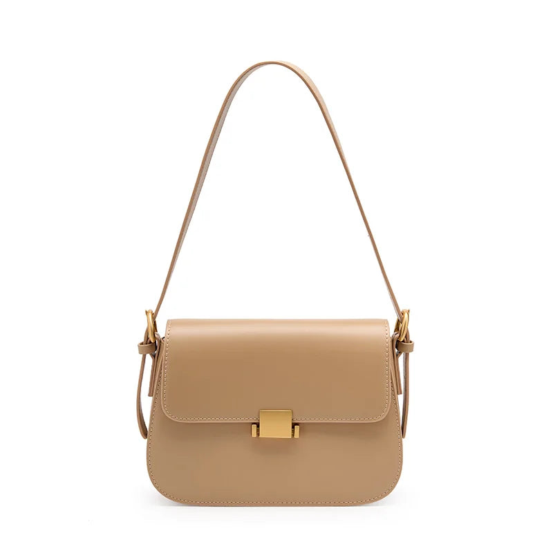 Cowhide Women's Bag 2024 New Genuine Leather Fashion Women Shoulder Bags High Quality Luxury Female Crossbody Bag 2126