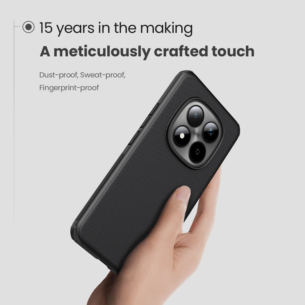 For Xiaomi Redmi Note 13 14 15 Pro Plus 5G Case Magnetic Soft Frame Hard PC Super Frosted Pro Back Cover Protection