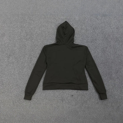 Y2K New Emo Fashion Rivet Zipper Hoodie Women Harajuku Black Oversized Hoodie Gothic Retro Classic Sweatshirt Winter Clothing