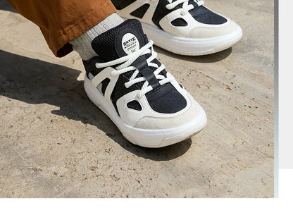 Men's Board Shoes Rebound Versatile Anti-slip Thick-soled Casual Wear-resistant Male Sneakers 672536610