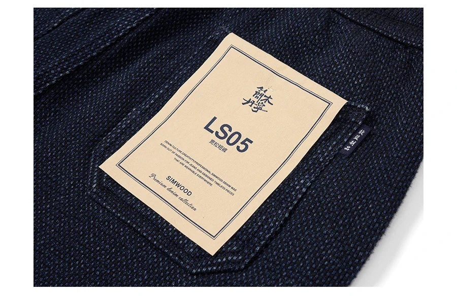 High Standard Series 2025 Summer New 13oz Indigo Sashiko Cloth Fabric Denim Shorts Loose 100% Cotton Vintage Shorts