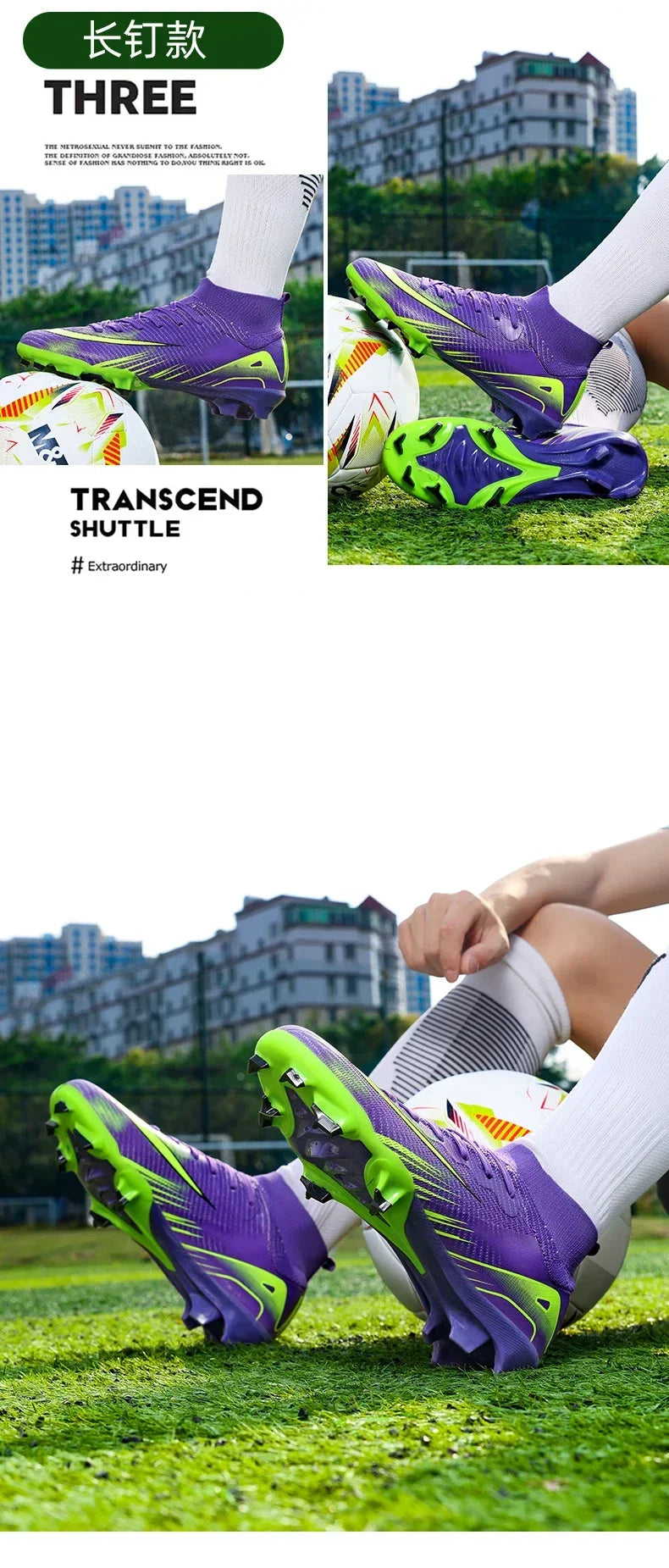 New Men Football Boots Ultralight Training Soccer Shoes Breathable Unisex Professional Wholesale Indoor Futsal Drop Shipping