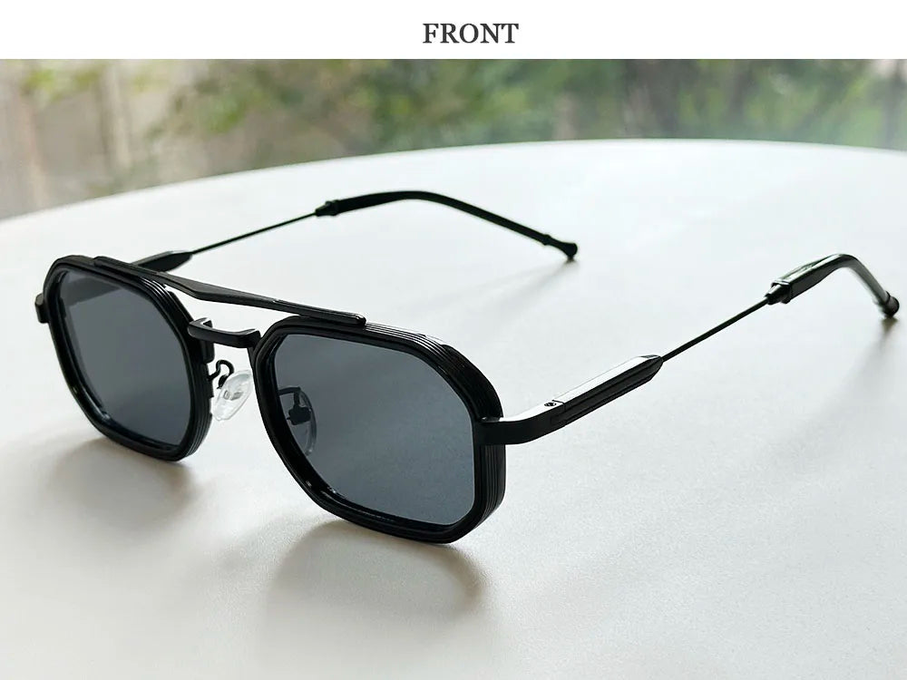 2026 Square Sunglass Men Vintage Fashion Glasses Steampunk Sunglasses Women Trendy Gafas De Sol Hombre Luxe Lunette Soleil Femme
