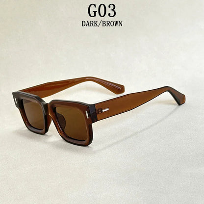 2024 Square Sunglasses For Men Luxury Vintage Sunglasses Women Trendy Retro Men Fashion Gafas De Sol Hombre Lunette Soleil Femme