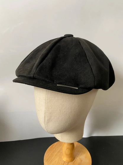 Vintage Men's Newsboy Cap With Blades Peaky Hats Women Men Berets Classic Woolen Octagonal Caps Casual Gatsby Flat Hat NZ297