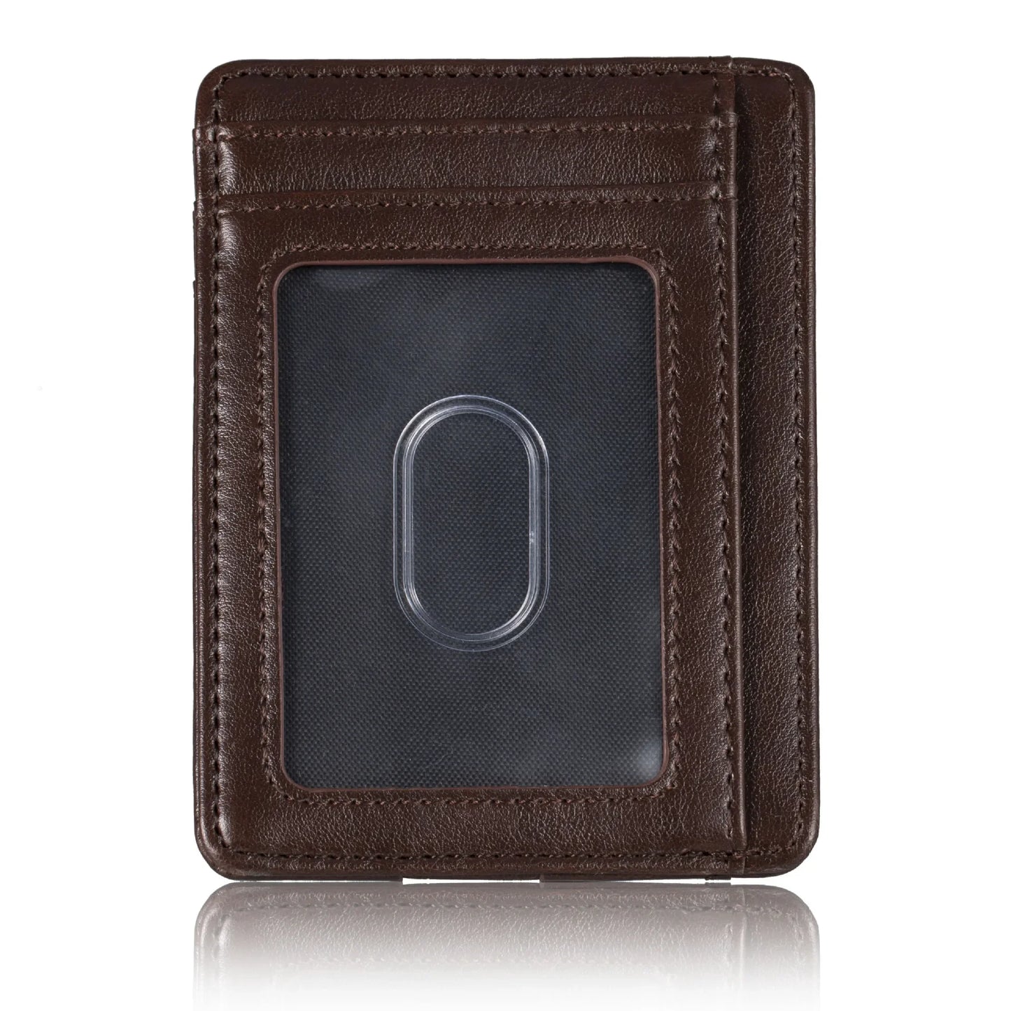 Blocking Wallet Business Card Cover for Case Super Thin Men Leather Credit Card Holder Card Travel Wallet Minimalist Wallet
