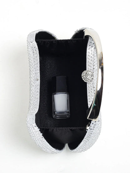 Mini Hot Diamond Shell Box Handy Dinner Bag