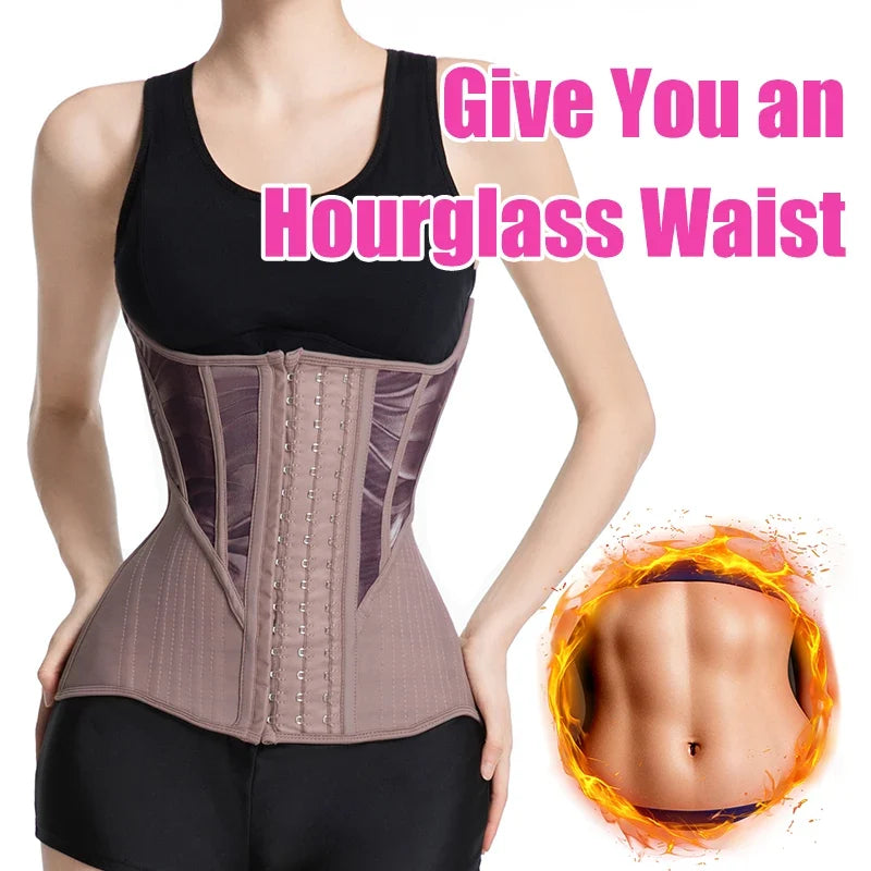 Women's Tummy Contorl  Underbust Sport Girdle Cincher Hourglass Waist Trainer Body Shaper Corset For Weight Loss