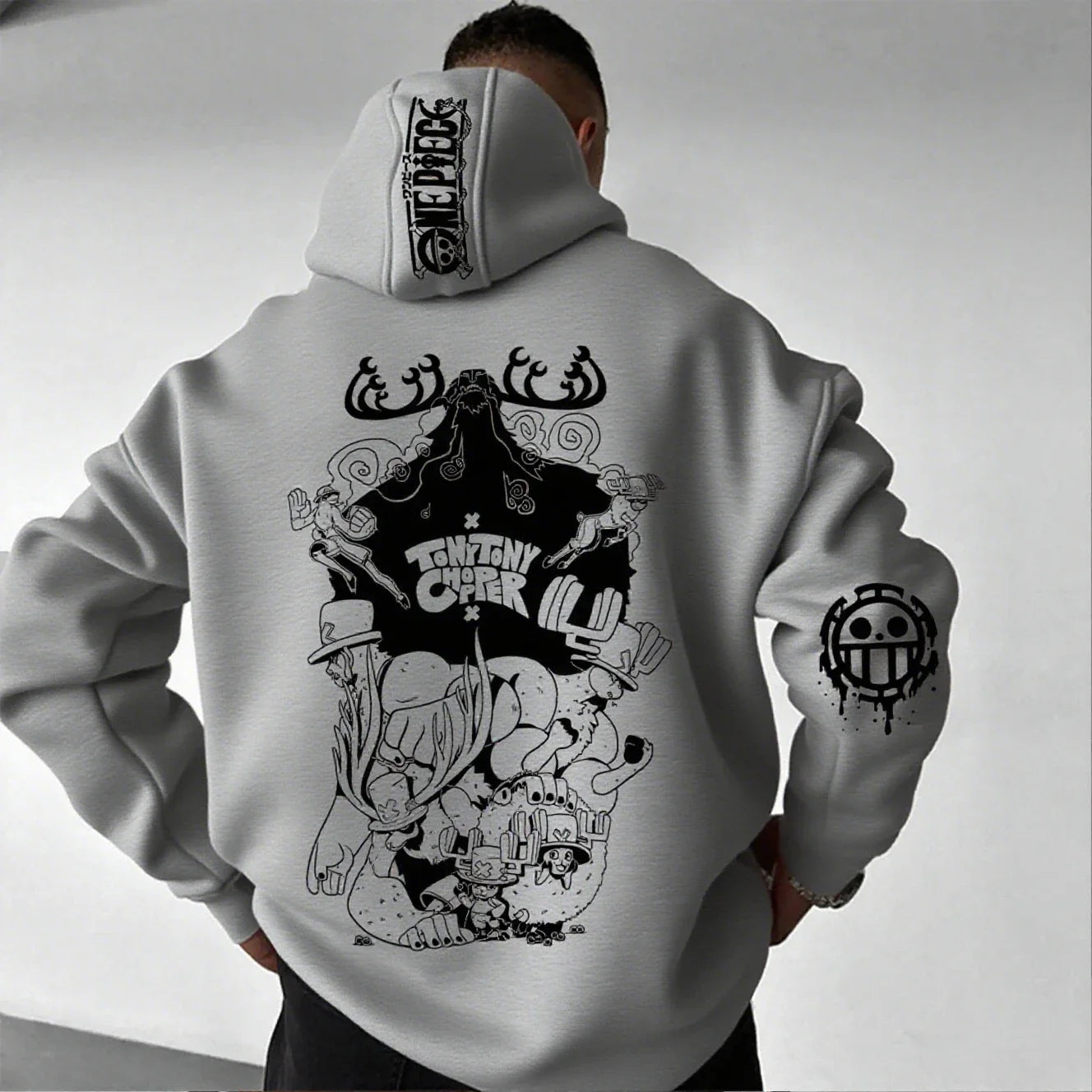One Piece Chopper Anime Hoodie Men Women Pullover Sweatshirt Graphic Print Streetwear Casual New Spring Autumn Long Sleeve Top