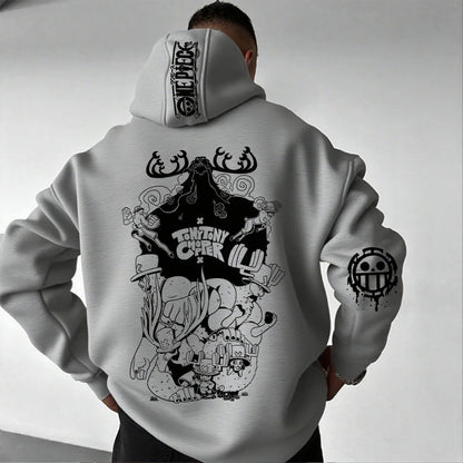 One Piece Chopper Anime Hoodie Men Women Pullover Sweatshirt Graphic Print Streetwear Casual New Spring Autumn Long Sleeve Top