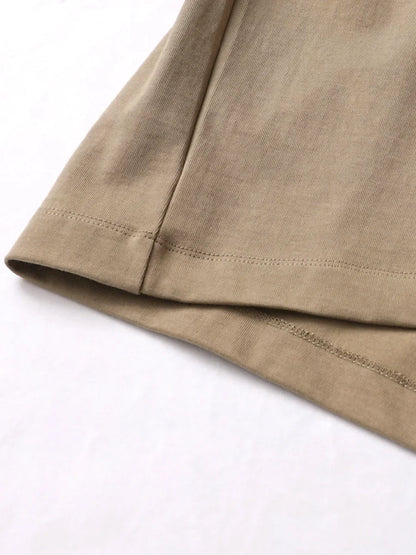 11.29oz 320Grams Heavy Cotton Weight Oversized Loose Men T-shirt Solid Color Drop Shoulder Short Sleeve High Quality