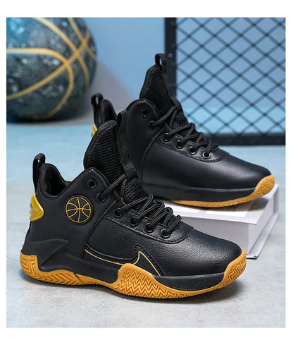 Children Basketball Shoes For Boys Girls Outdoor Trainning Non-slip Kid's Student Casual Running Sneaker Size 31-40