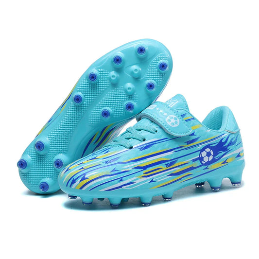 Kids Youth Soccer Shoes Boys Girls Football Cleats TF FG Training Sneakers Non-Slip Grass Artificial Grass Sport Boots