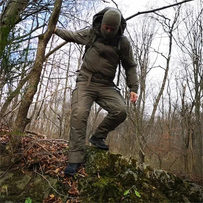 Winter Outdoor Camouflage Tactical Military Warmth Mountaineering Hiking Men Splash and Wind Proof Ski Pant