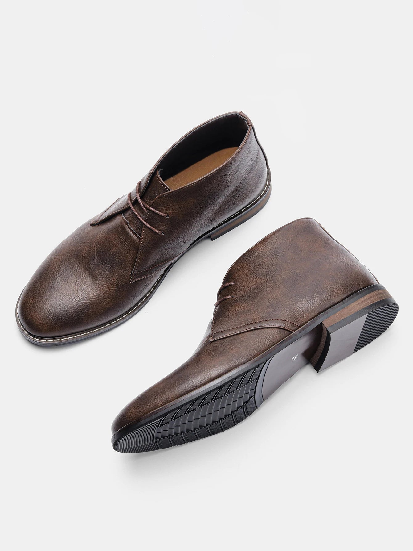 Retro Style Men Boots leather boots Men Ankle Boots #KD581