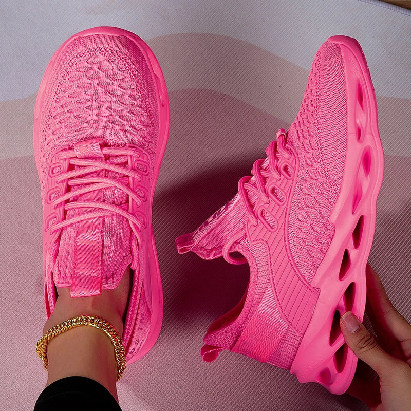 Women Sport Shoes Fashion Platform Sneakers Ladies Spring Winter Flats Running Shoes for Woman Plus Size 43