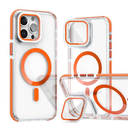 Camera Protector Stand Magnetic Phone Case for Magsafe iPhone 16 15 14 Pro Max Plus 13 12 11 Cases Clear Shockproof Hard Cover