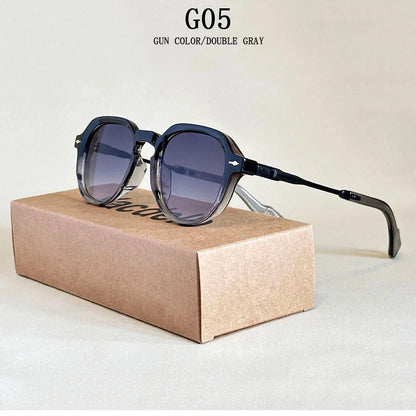 2025 Fashion Sunglass Men Vintage Oval Sunglasses Women Trendy Dropshipping Gafas De Sol Hombre Lunette Soleil Femme Zonnebril