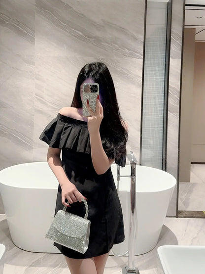 A Shiny Diamond Flap Evening Bag Handbag Romantic Wedding Bag Banquet Bag Evening Bag Party Bag Prom Bag Party Handbag Bridal Bag Chain Bag