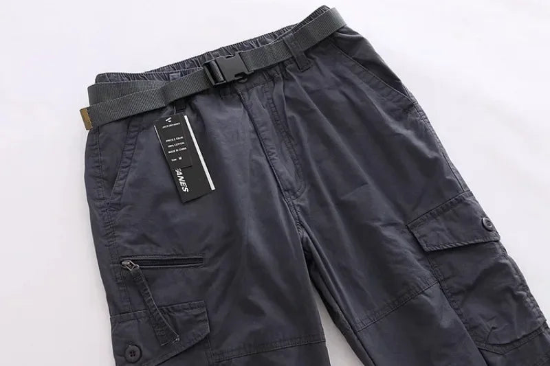 Men's Winter Thicken Fleece Cargo Pants Double Layer Straight Pants Men Casual Cotton Tactical Baggy Pant Warm Trousers S-5XL