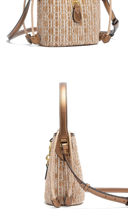 Minimalist and Versatile Summer New-arrival Straw Handbag for Women Exquisitely Crafted Women's Shoulder Bag