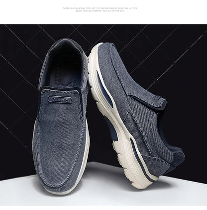 Men's Lightweight Canvas Loafers for Outdoor Hiking Camping Casual Sports Running Jogging Shoes Size 39-48