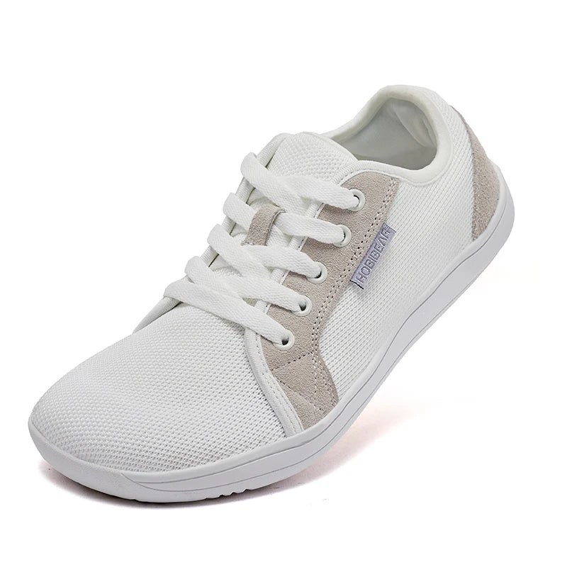 Wide Toe Barefoot Shoes Womens Mens Outdoor Lace Up Running Sneaker Zero Drop Comfortable Casual Shoes