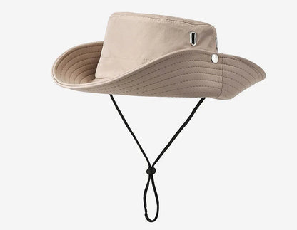 Spring And Summer New Hat Men's Outdoor Mountaineering Sunshade Fisherman Hat Summer Large Brim Breathable Sunscreen Fishing Hat