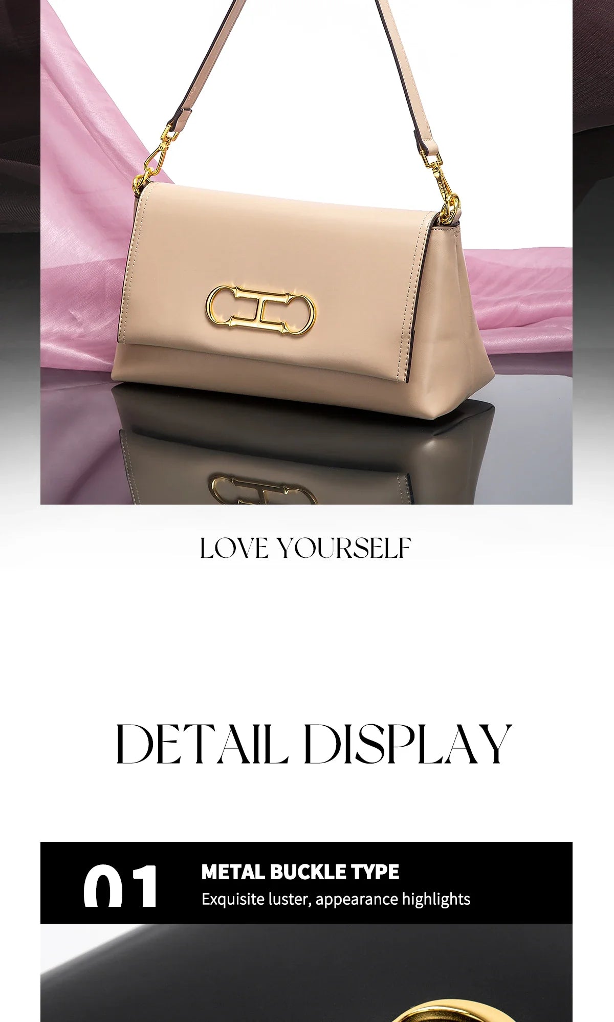 Pure Simple Classic Retro Square Ladies Shoulder Bag Fashionable Hundred Exquisite Workmanship New Women's Crossbody Bag