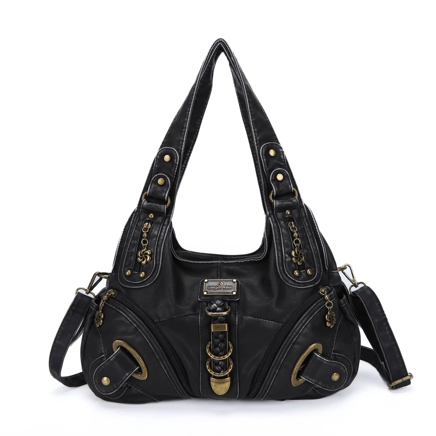 Women Handbags Leopard Bag Top-handle Handbag Fashion Satchel Dumpling Pack Shoulder Bag Tote Bag Hobos Large Purse