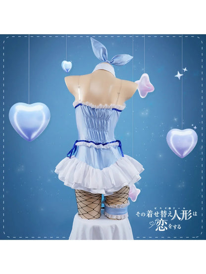 Anime New Kitagawa Marin Blue Bunny Girl My Dress-Up Darling Marin Kitagawa Bunny Girl Cosplay Costumes Role Play Cosplay Outfit