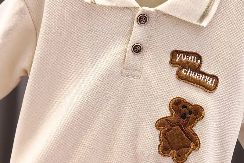 New Autumn Brand Kids Boys T-shirts Kids Spring Clothes Child T-shirt Clothing Costume Long Sleeve Tops Tee 1 2 3 4 5 Years