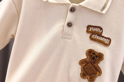 New Autumn Brand Kids Boys T-shirts Kids Spring Clothes Child T-shirt Clothing Costume Long Sleeve Tops Tee 1 2 3 4 5 Years