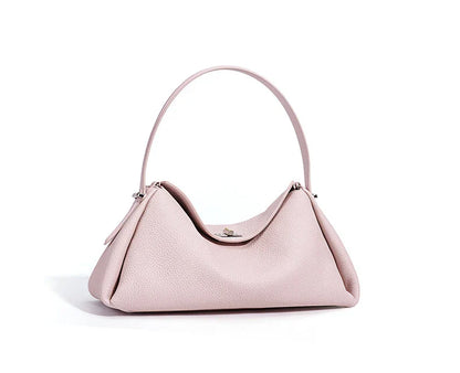 Minimalist Lady Soft Genuine Leather Pillow Crossbody Bag Women's Convertible Shoulder Bags 2026 New Chic Solid Color Handbag