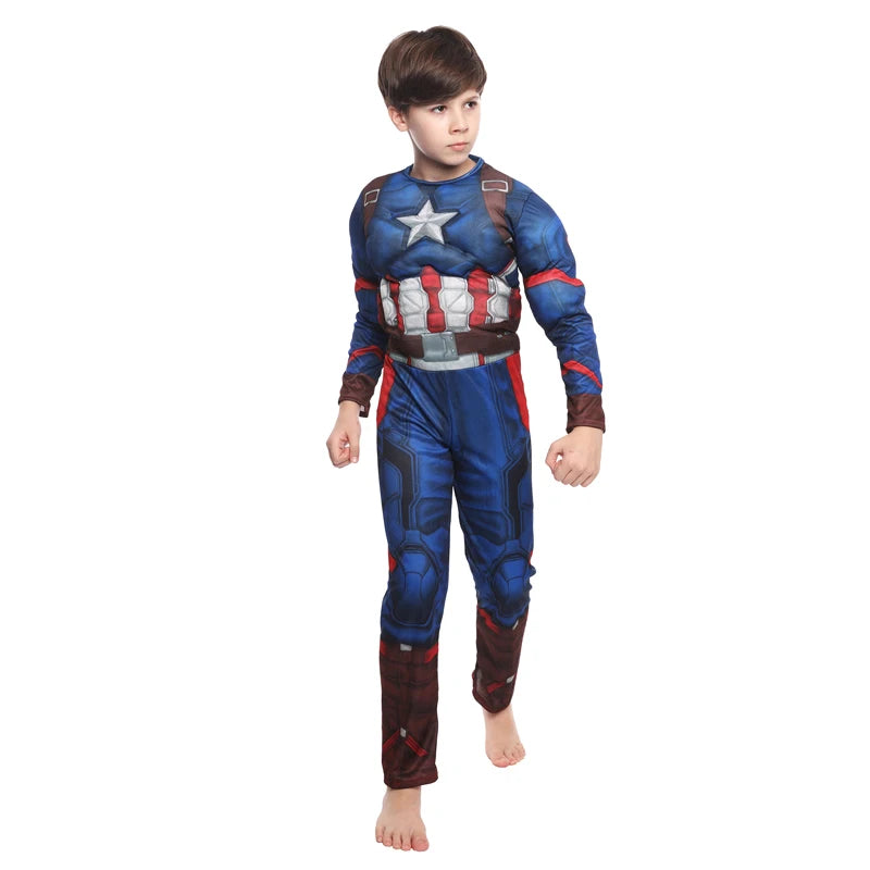 Halloween Boys Purim Optimus Muscle Prime Costume Robot Cars Jumpsuit Boy Superhero Book Week Child Fancy Dress