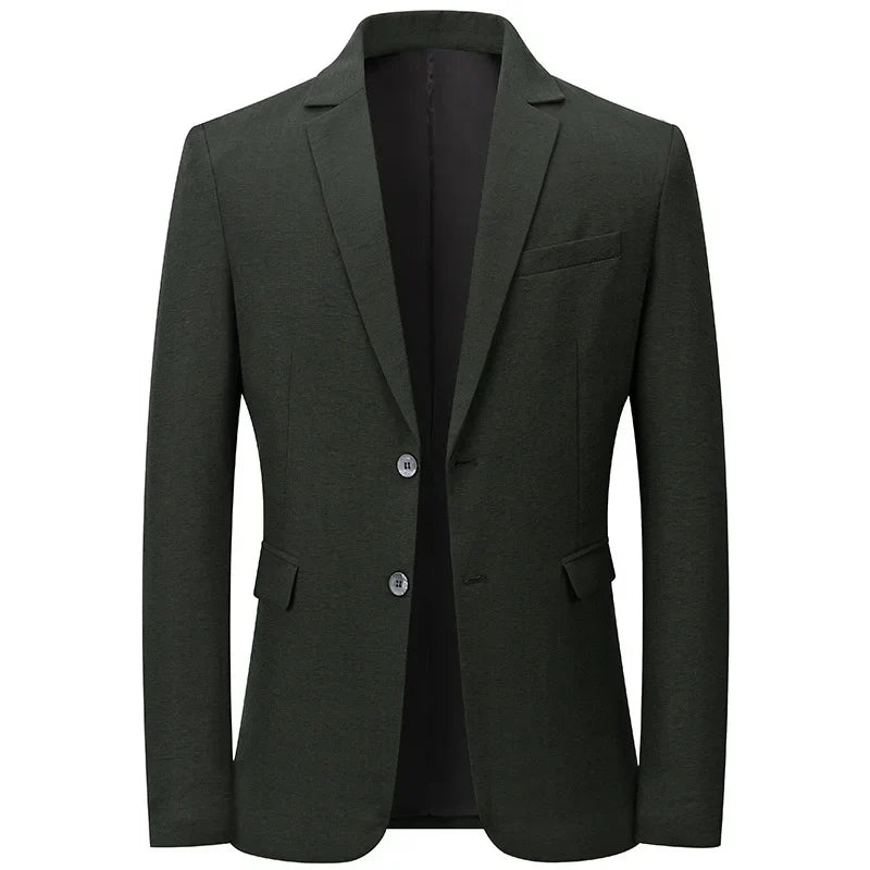 Spring Summer Men's Thin Blazers Jackets High Quality Male Breathable Suits Outwear Man Business Casual Slim Fit Suits Coats