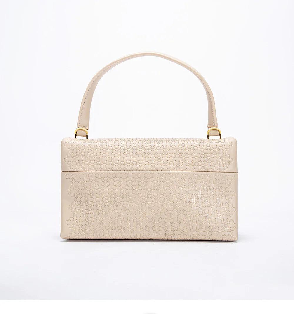 Unique Fashion Printed Women's Handbag Metal Accessories Solid Color Elegant Simplicity Women's Shoulder Bag