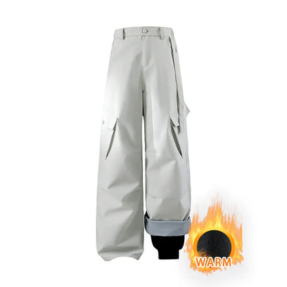Outdoor Hiking Pants Woman 3 In 1 Removable Fleece Waterproof Camping Trousers Winter Large Pocket Windproof Cycling Travel Pant