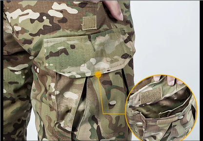 Outdoor Combat Pants +Knee Pads Tactical Cargo Pants Men Trousers Hunting Pants Camping Camo Multicam Workwear Trekking Clothes