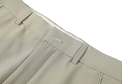 High Quality British Style Business Casual Pants Men's Spring Summer Solid Color Slim Fit Formal Wear Suit Pants Men Clothing