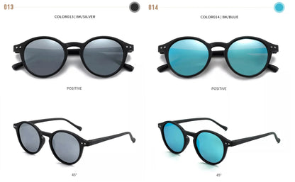 (S Size) Retro Circular Polarized Sunglasses 2026 2025 Men Women Vintage Small Round Sun Glasses UV400 Goggles Shades