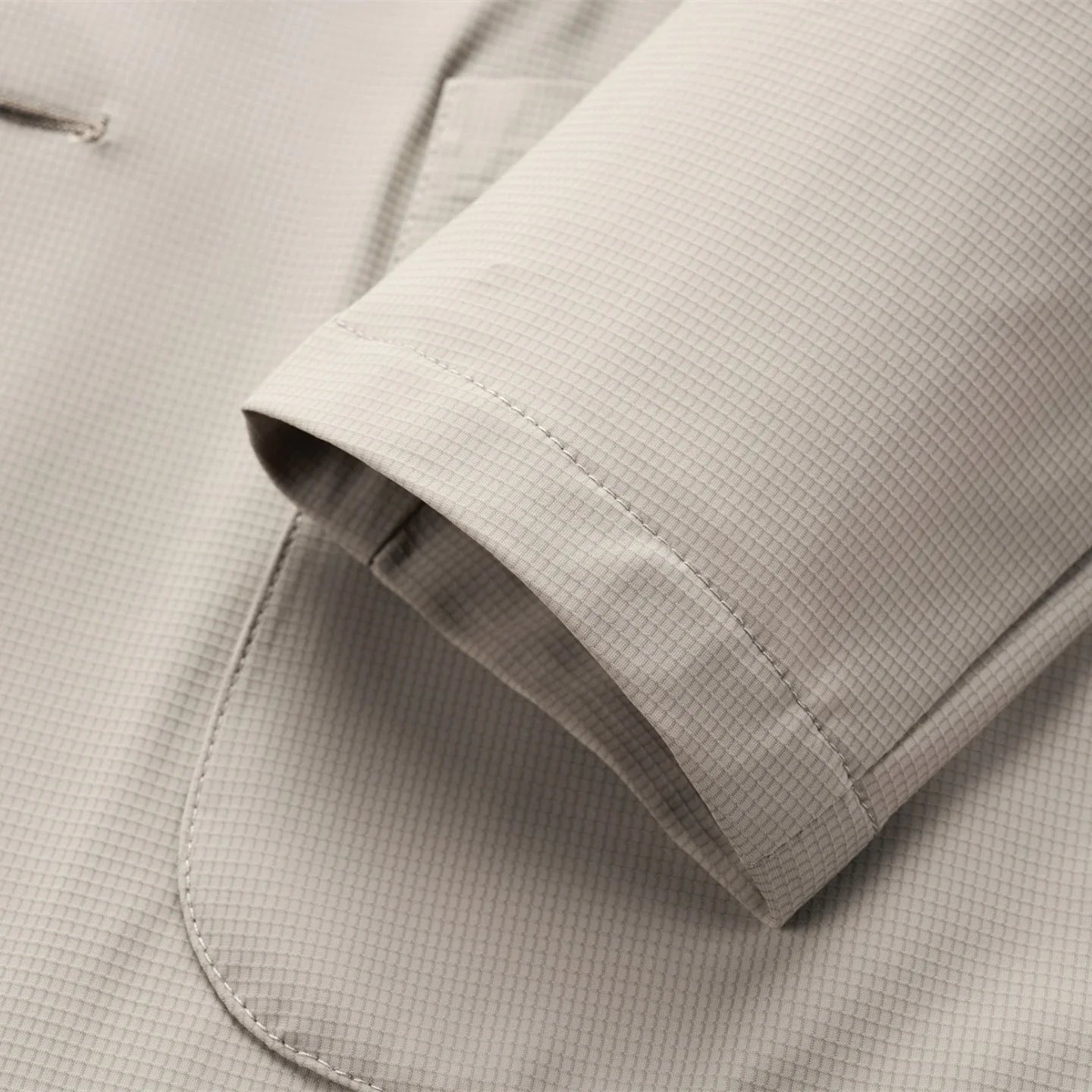 Minimalist Men Casual Blazer Ice Silk Nylon Spandex Seamless High Stretch Sun Protection Cooling Summer Breathable Tech Jacket